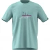 Мужская футболка с коротким рукавом adidas Graphic Logo T-Shirt Mens Semi Flash Aqua