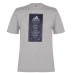Мужская футболка с коротким рукавом adidas Graphic Logo T-Shirt Mens Dark Grey Tour