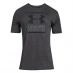 Мужская футболка с коротким рукавом Under Armour UA GL Foundation T Shirt Mens Charcoal/Black