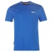 Мужская футболка с коротким рукавом Slazenger Plain T Shirt Mens Royal Blue