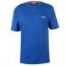 Мужская футболка с коротким рукавом Slazenger Tipped T Shirt Mens Royal Blue
