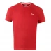 Мужская футболка с коротким рукавом Slazenger Tipped T Shirt Mens Red