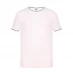 Мужская футболка с коротким рукавом Slazenger Tipped T Shirt Mens Pink