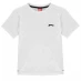 Детская футболка Slazenger Plain T Shirt Junior Boys White