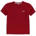 Детская футболка Slazenger Plain T Shirt Junior Boys Red