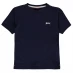 Детская футболка Slazenger Plain T Shirt Junior Boys Navy
