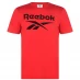 Мужская футболка с коротким рукавом Reebok Boys Elements Graphic T-Shirt Red
