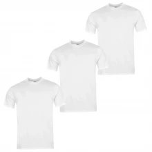 Мужская футболка с коротким рукавом Donnay 3 Pack T Shirts Mens