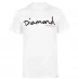 Мужская футболка с коротким рукавом Diamond Supply Co. Original Script T-Shirt White