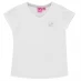 Детская майка LA Gear V Neck T Shirt Junior Girls White