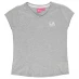 Детская майка LA Gear V Neck T Shirt Junior Girls Grey Marl