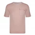 Мужская футболка с коротким рукавом Firetrap Slub T Shirt Mens Dusty Pink