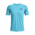 Купальник для девочки Under Armour UA Sportstyle Left Chest Short Sleeve Shirt Fresco Blue
