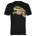 Мужская футболка с коротким рукавом Puma Big Cat QT T Shirt Mens Black/Camo