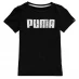 Детская футболка Puma Logo T Shirt Junior Boys Black/White