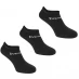 Женские носки Everlast 3 Pack Trainer Socks Childrens Black