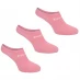 Женские носки Everlast 3 Pack Trainer Socks Childrens Pink