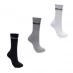 Шкарпетки Everlast 3 Pack Crew Socks Mens Blk/Gry/Whi