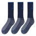 Шкарпетки Karrimor Midweight Boot Sock 3 Pack Mens Navy