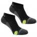 Шкарпетки Karrimor 2 Pack Running Socks Mens Black/Fluo
