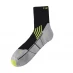 Шкарпетки Karrimor Marathon Running Socks Mens Black/Lime/Grey