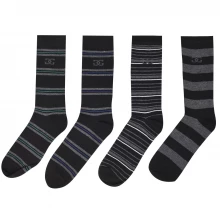 Шкарпетки Giorgio 4 Pack Striped Socks Mens