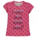 Детская футболка adidas Linear Bra Pink/Black