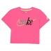 Детская футболка Nike Crop Set Girls Pink