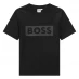 Мужская футболка с коротким рукавом Boss Boss Lgo Tshrt Jn42 Black 09B