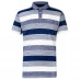 Мужская футболка поло Pierre Cardin Dye Jersey Polo Shirt Mens Teal/Denim/Wht