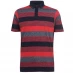 Мужская футболка поло Pierre Cardin Dye Jersey Polo Shirt Mens Red/Navy/Grey