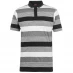 Мужская футболка поло Pierre Cardin Dye Jersey Polo Shirt Mens Black/Char/Grey