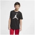 Мужская футболка с коротким рукавом Air Jordan T Shirt Junior Boys Black