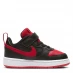 Детские кроссовки Nike Court Borough Low 2 Baby/Toddler Shoe Black/Red/White