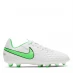 Nike Tiempo Legend Club Junior FG Football Boots Platinum/Green