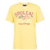 Мужская футболка с коротким рукавом SoulCal T Shirt Yellow
