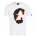 Мужская футболка с коротким рукавом Airwalk Graphic T Shirt Mens White/Red