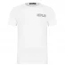 Мужская футболка с коротким рукавом Replay Back Logo T Shirt White 001