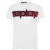 Мужская футболка с коротким рукавом Replay Block Logo T-shirt White 001