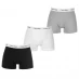 Мужские трусы Calvin Klein Pack Cotton Stretch Boxer Shorts Blk/Brn/Umb E0Y