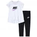 Nike Tunic And Leggings Set Baby Girls Black