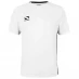Мужская футболка с коротким рукавом Sondico Fundamental Polyester Football Top Mens White/Black