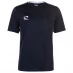 Мужская футболка с коротким рукавом Sondico Fundamental Polyester Football Top Mens Navy/White