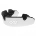 Opro Sliver Mouth Guard Juniors White/Black