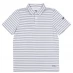 Мужская футболка поло Slazenger Stripe Polo Shirt Junior White