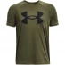 Детская футболка Under Armour Tech Big Logo Short Sleeve T Shirt Junior Boys Marine OD Green