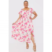 Мужские джинсы In The Style In The Style Curve Pink Midi Dress
