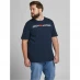 Мужская футболка с коротким рукавом Jack and Jones Jack and Jones Corp Logo T-Shirt Mens Navy Blazer