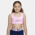 Детская футболка Nike Swoosh Bra Junior Girls Pink Foam