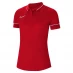 Nike Dri-Fit Academy Polo Shirt Womens Red/Wht/Gym Rd